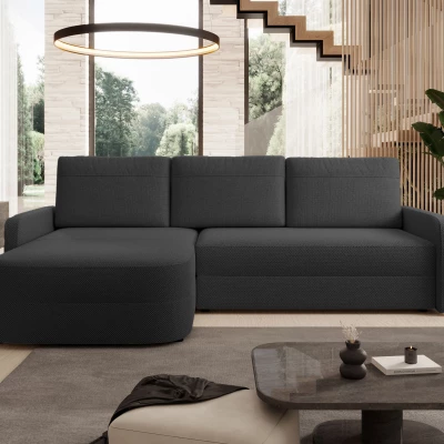 Rozkládací sedací souprava NADRAH - tmavě šedá