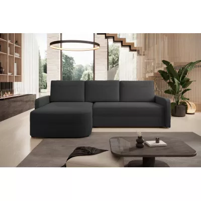 Rozkládací sedací souprava NADRAH - tmavě šedá