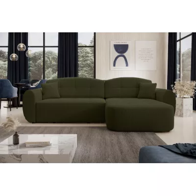 Designová sedací souprava HANELORA - khaki