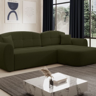 Designová sedací souprava HANELORA - khaki