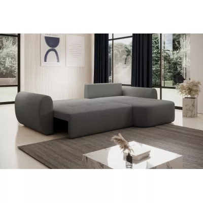 Designová sedací souprava HANELORA - světle šedá