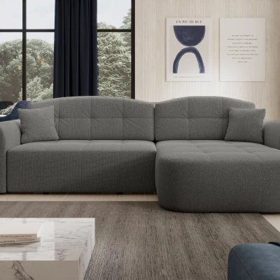 Designová sedací souprava HANELORA - světle šedá