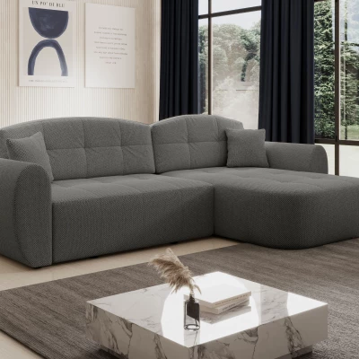 Designová sedací souprava HANELORA - světle šedá