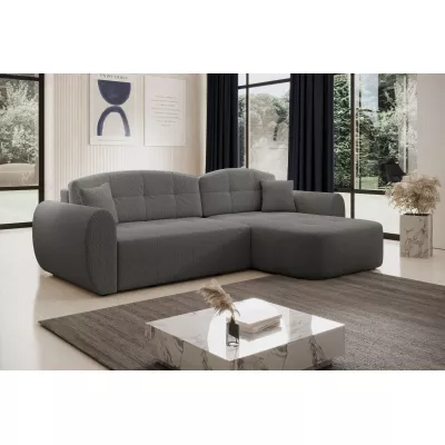 Designová sedací souprava HANELORA - světle šedá