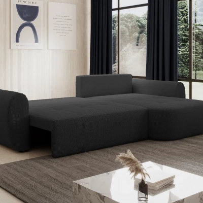 Designová sedací souprava HANELORA - tmavě šedá