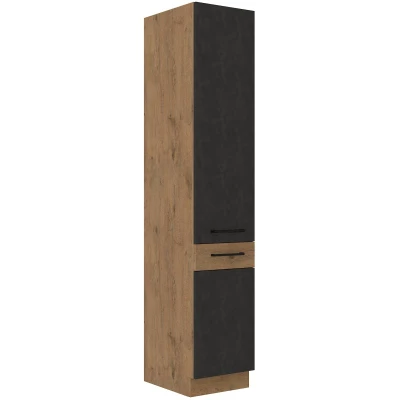 Potravinová skříň VANYA - šířka 40 cm, matera / dub lancelot