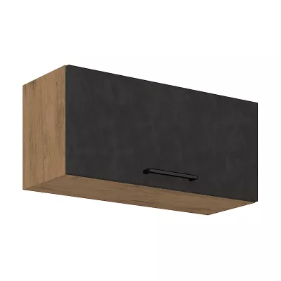 Digestořová skříňka VANYA - šířka 80 cm, matera / dub lancelot