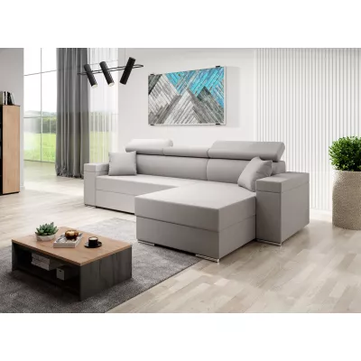 Stylová rozkládací sedačka LEXIA S - béžová, pravý roh