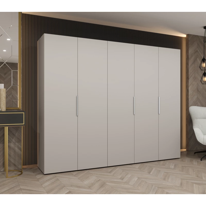 Šatní skříň 250 cm TUANA - kašmírová