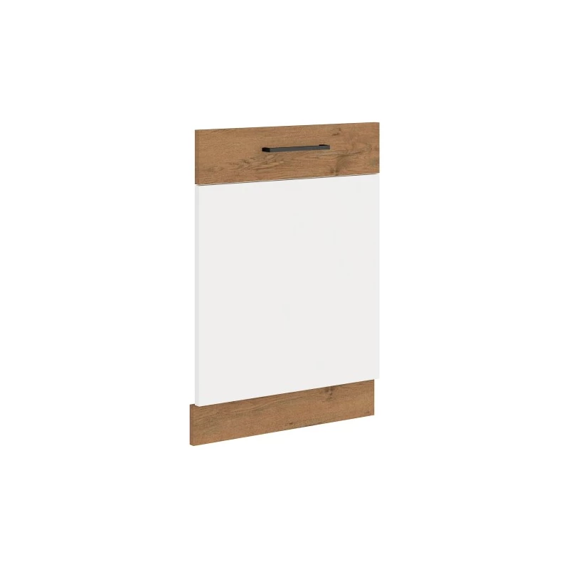 Dvířka pro vestavnou myčku VANYA - 60x72 cm, bílá / dub lancelot