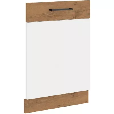 Dvířka pro vestavnou myčku VANYA - 60x72 cm, bílá / dub lancelot