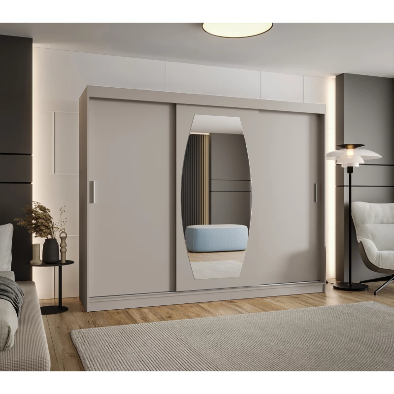 Šatní skříň 250 cm SEYMA - kašmírová