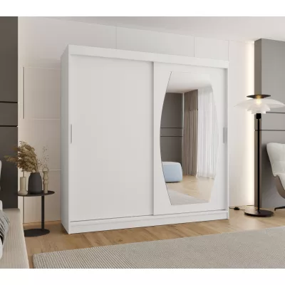 Šatní skříň 200 cm SEYMA - bílá