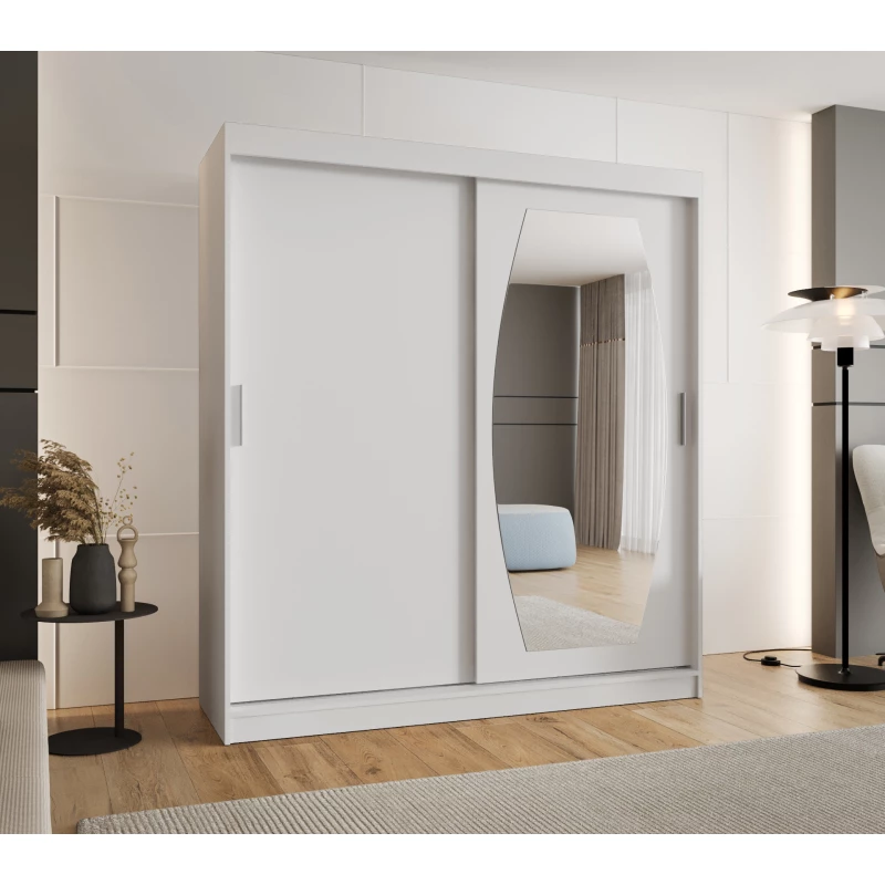 Šatní skříň 180 cm SEYMA - bílá