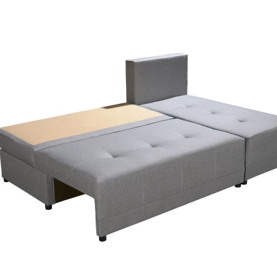 Malá sedací souprava VANESA - šedá / černá