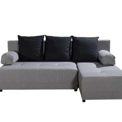 Malá sedací souprava VANESA - šedá / černá