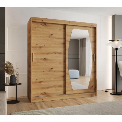 Šatní skříň 180 cm SEYMA - dub artisan