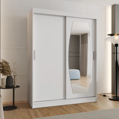 Šatní skříň 150 cm SEYMA - bílá