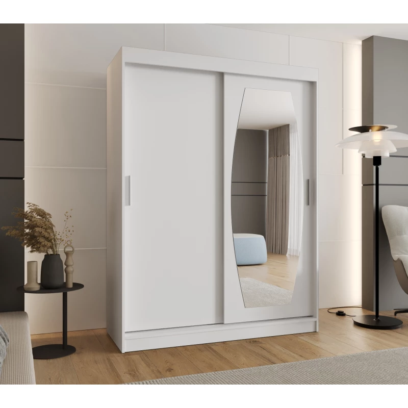 Šatní skříň 150 cm SEYMA - bílá