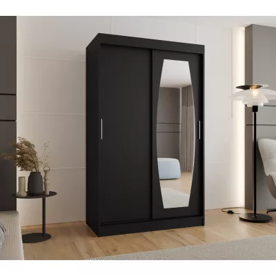 Šatní skříň 120 cm SEYMA - černá