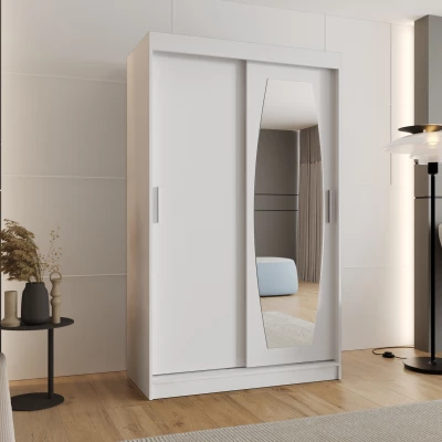 Šatní skříň 120 cm SEYMA - bílá