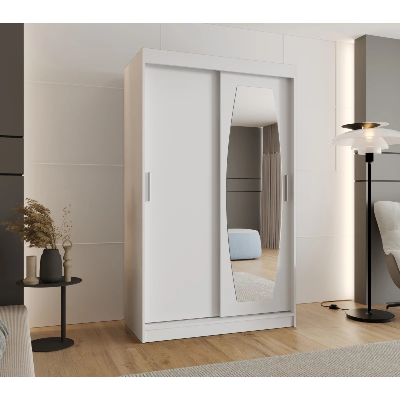Šatní skříň 120 cm SEYMA - bílá