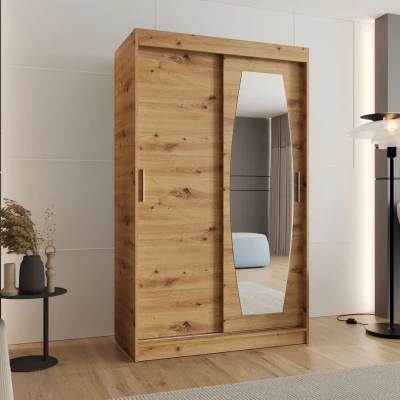 Šatní skříň 120 cm SEYMA - dub artisan