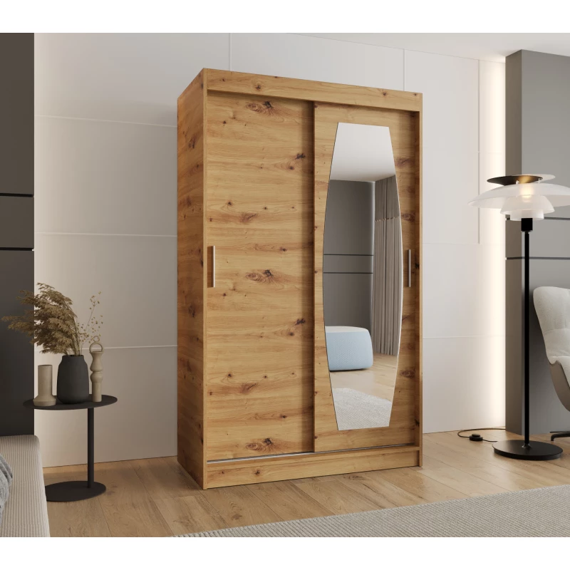 Šatní skříň 120 cm SEYMA - dub artisan