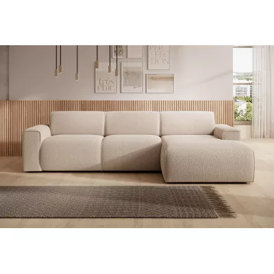 Rohová sedací souprava OSKARA - latte, pravý roh