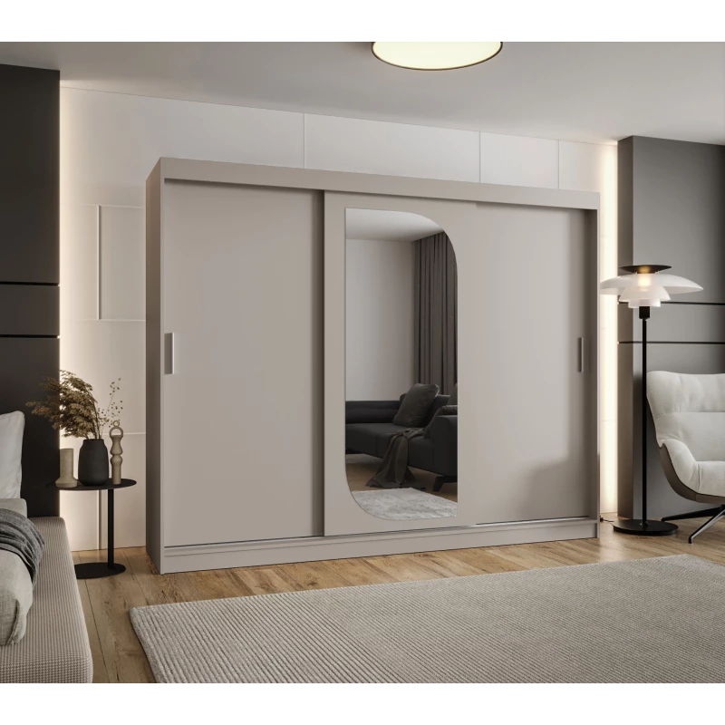 Šatní skříň 250 cm CEYDA - kašmírová