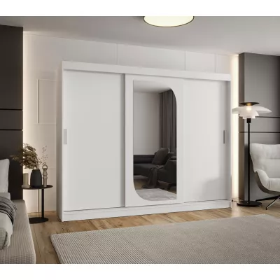 Šatní skříň 250 cm CEYDA - bílá