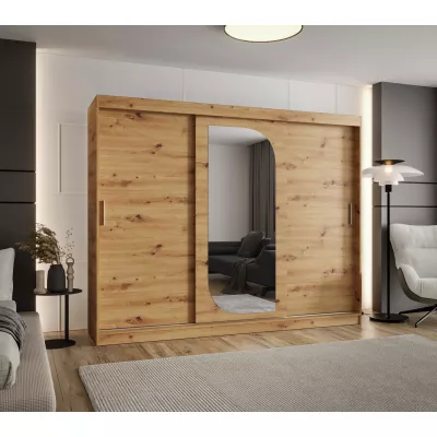 Šatní skříň 250 cm CEYDA - dub artisan