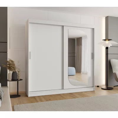 Šatní skříň 200 cm CEYDA - bílá