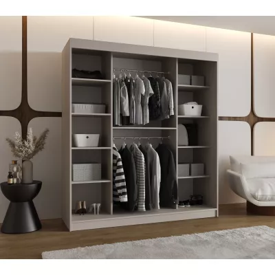 Šatní skříň 180 cm CEYDA - kašmírová