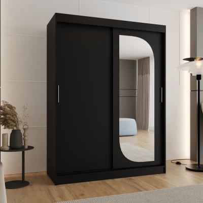 Šatní skříň 150 cm CEYDA - černá