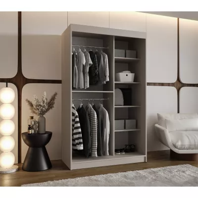 Šatní skříň 120 cm CEYDA - kašmírová