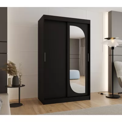 Šatní skříň 120 cm CEYDA - černá