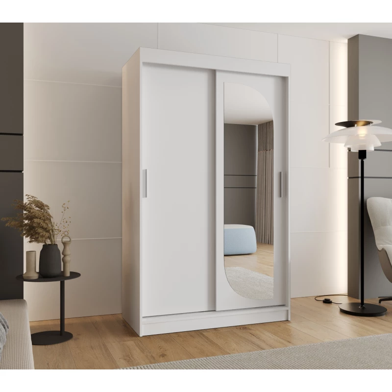 Šatní skříň 120 cm CEYDA - bílá