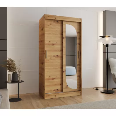 Šatní skříň 100 cm CEYDA - dub artisan