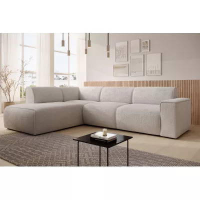 Designová sedací souprava OSKARA L - béžová, levý roh