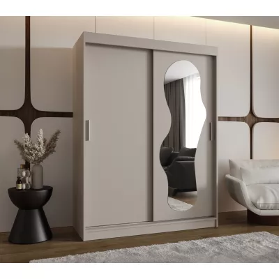 Šatní skříň 150 cm BEYZA se zrcadlem - kašmírová