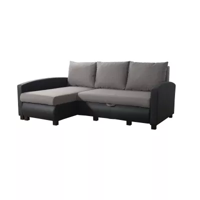 Sedačka do obývacího pokoje RAYMONDE - černá / šedá