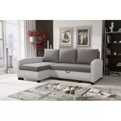 Sedačka do obývacího pokoje RAYMONDE - bílá / šedá