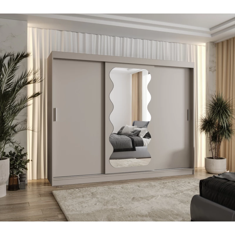 Šatní skříň 250 cm ROZANA - kašmírová