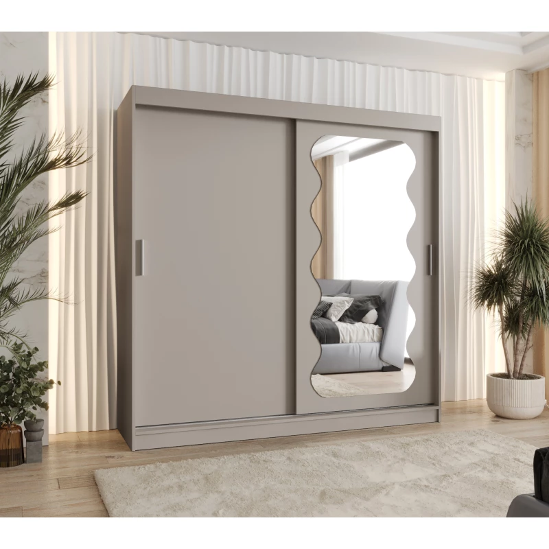 Šatní skříň 200 cm ROZANA - kašmírová