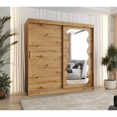 Šatní skříň 200 cm ROZANA - dub artisan