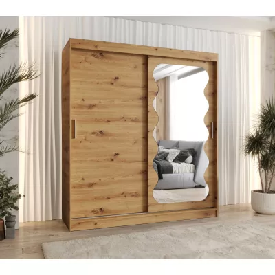 Šatní skříň 180 cm ROZANA - dub artisan