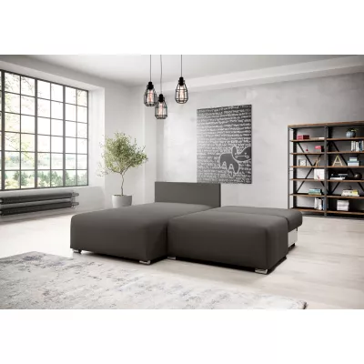 Malá sedací souprava ROSIANA - tmavě šedá, levý roh