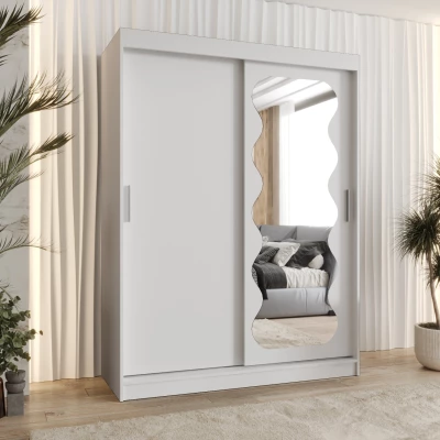 Šatní skříň 150 cm ROZANA - bílá