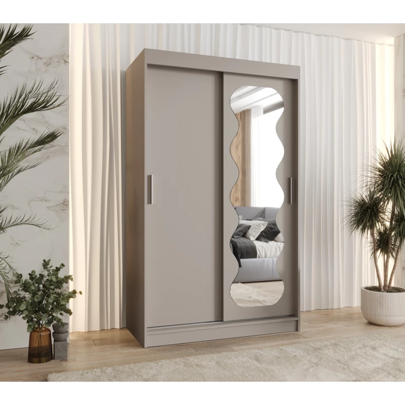 Šatní skříň 120 cm ROZANA - kašmírová